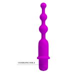 12 Fonksiyonlu USB Şarjlı Silikon Titreşimli Anal Boncuk – Hermosa - Görsel 7