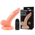 14,5 cm Döner Başlıklı Gerçekçi Titreşimli Dildo Penis – Curvo - Görsel 2