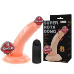 14,5 cm Döner Başlıklı Gerçekçi Titreşimli Dildo Penis – Curvo