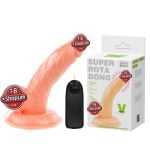 14,5 cm Gerçekçi Titreşimli Dildo Penis – Vibro Curvo