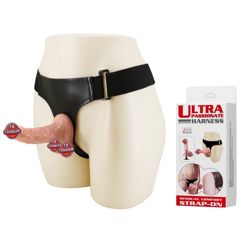 15-7-cm-belden-baglamali-gercekci-strap-on-ultra-passionate-01-xshopum 15.7 cm Belden Bağlamalı Gerçekçi Strap-On – Ultra Passionate - Görsel 1