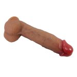 23,5 cm Süper Yumuşak Gerçekçi Silikon Belden Bağlamalı Dildo Penis – Orton - Görsel 6