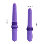 3 Kademeli Hafızalı İleri-Geri Hareketli USB Şarjlı Vibratör – Pazuzu (Mor) - Görsel 9