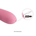 30 Fonksiyonlu USB Şarjlı G-Nokta Vibratörü – Gloria (Pembe) - Görsel 6