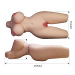 5.5 kg Soft Skin Çift Girişli Tam Gövde Mastürbatör – Tiffany - Görsel 9