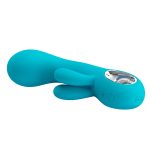 7 Fonksiyonlu 5 Hız Kademeli USB Şarjlı Rabbit G-Nokta Vibratörü – Chris (Mavi) - Görsel 4