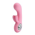 7 Fonksiyonlu 5 Hız Kademeli USB Şarjlı Rabbit G-Nokta Vibratörü – Chris (Pembe) - Görsel 3