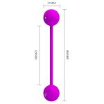Çift Toplu Silikon Kegel Topu – Kegel Ball III (Mor) - Görsel 7