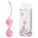 Çift Toplu Silikon Kegel Topu – Tighten Up I (Açık Pembe)