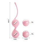 Çift Toplu Silikon Kegel Topu – Tighten Up I (Açık Pembe) - Görsel 5
