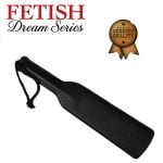 Fetiş Deri BDSM Şaplak Tokmak –  Siyah