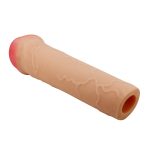 Extended 2.5 cm Uzatmalı Gerçekçi Penis Kılıfı – Nile - Görsel 5