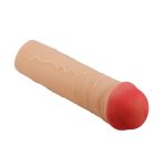 Extended 2.5 cm Uzatmalı Gerçekçi Penis Kılıfı – Nile - Görsel 6