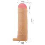 Extended 2.5 cm Uzatmalı Halkalı Gerçekçi Penis Kılıfı – Bunion - Görsel 7