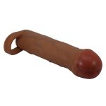 Extended 2.5 cm Uzatmalı Halkalı Melez Rengi Tabanlı Gerçekçi Penis Kılıfı – Bunion - Görsel 6