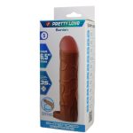 Extended 2.5 cm Uzatmalı Halkalı Melez Rengi Tabanlı Gerçekçi Penis Kılıfı – Bunion - Görsel 8