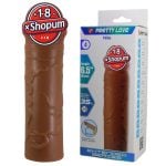 Extended 2.5 cm Uzatmalı Melez Rengi Gerçekçi Penis Kılıfı – Nile