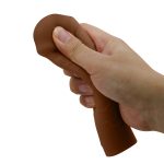 Extended 2.5 cm Uzatmalı Melez Rengi Gerçekçi Penis Kılıfı – Nile - Görsel 7