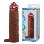 Extended 2.5 cm Uzatmalı Melez Rengi Halkalı Gerçekçi Penis Kılıfı – Kaile