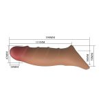 Extended 3 cm Uzatmalı Gerçekçi Penis Kılıfı – Darnell - Görsel 11