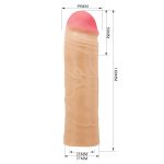 Extended 5 cm Uzatmalı Gerçekçi Penis Kılıfı – Chane - Görsel 7