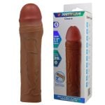 Extended 5 cm Uzatmalı Melez Rengi Gerçekçi Penis Kılıfı – Chane - Görsel 2