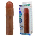 Extended 7.6 cm Uzatmalı Melez Rengi Gerçekçi Penis Kılıfı – Kylian - Görsel 2