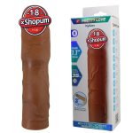 Extended 7.6 cm Uzatmalı Melez Rengi Gerçekçi Penis Kılıfı – Kylian