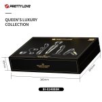 6 Parça Altın Siyah Çiftler Seti – Queen’s Luxury Collection - Görsel 13