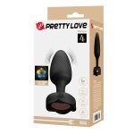 USB Şarjlı 10 Fonksiyonlu Titreşimli 5 Renk LED Işıklı Silikon Anal Plug – Olman - Görsel 8