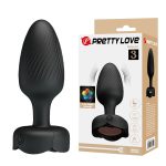 USB Şarjlı 10 Fonksiyonlu Titreşimli 5 Renk LED Işıklı Silikon Anal Plug – Osborn