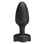 USB Şarjlı 10 Fonksiyonlu Titreşimli 5 Renk LED Işıklı Silikon Anal Plug – Osborn - Görsel 3