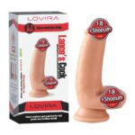 17 cm Dolgun Realistik Dokulu Vantuzlu Dildo Penis – Ten Rengi