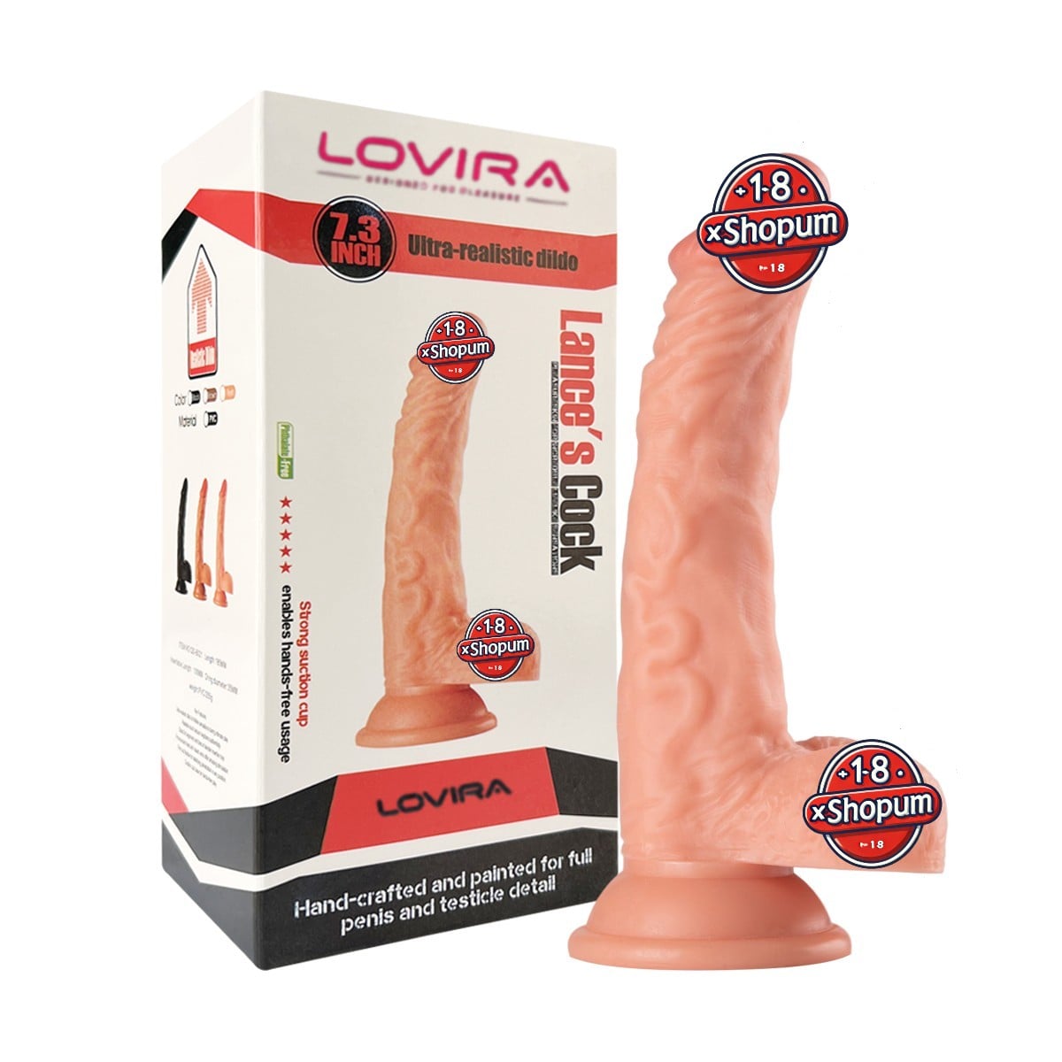 18-cm-realistik-dokulu-vantuzlu-dildo-penis-ten-rengi-1-xshopum 18 cm Realistik Dokulu Vantuzlu Dildo Penis – Ten Rengi - Görsel 1