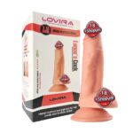 20 cm Dolgun Realistik Dokulu Vantuzlu Dildo Penis – Ten Rengi
