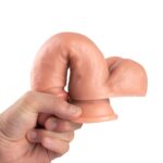 20 cm Realistik Dokulu Vantuzlu Dildo Penis – Ten Rengi - Görsel 9