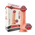 20 cm Realistik Dokulu Vantuzlu Dildo Penis – Ten Rengi
