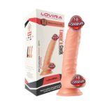 20,5 cm Realistik Dokulu Vantuzlu Dildo Penis – Ten Rengi
