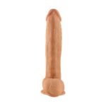 30 cm Büyük Boy Kalın Realistik Belden Bağlamalı Vantuzlu Dildo Penis – Melez - Görsel 4