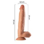 30 cm Büyük Boy Kalın Realistik Vantuzlu Dildo Penis – Melez - Görsel 8