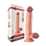 30 cm Büyük Boy Kalın Realistik Vantuzlu Dildo Penis – Ten Rengi