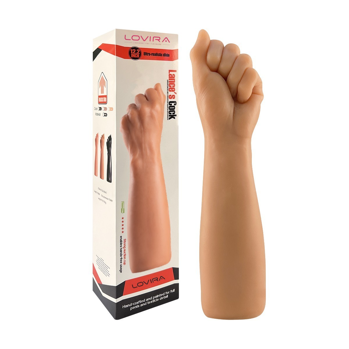 30-cm-dev-kalin-realistik-yumruk-fist-tasarimli-dildo-melez-A1 30 cm Dev Kalın Realistik Yumruk (Fist) Tasarımlı Dildo – Melez - Görsel 1