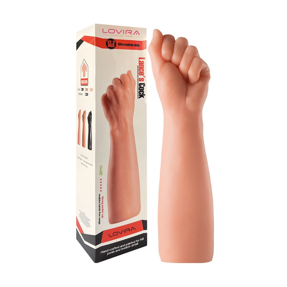 30-cm-dev-kalin-realistik-yumruk-fist-tasarimli-dildo-ten-rengi-A1 30 cm Dev Kalın Realistik Yumruk (Fist) Tasarımlı Dildo – Ten Rengi - Görsel 1