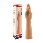 35 cm Dev Boy Ekstra Kalın Realistik El Tasarımlı Dildo – Melez