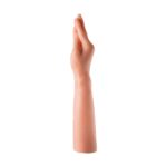 35 cm Dev Boy Ekstra Kalın Realistik El Tasarımlı Dildo – Ten Rengi - Görsel 2