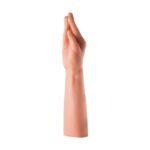 35 cm Dev Boy Ekstra Kalın Realistik El Tasarımlı Dildo – Ten Rengi - Görsel 3