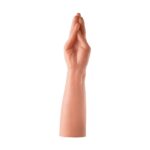 35 cm Dev Boy Ekstra Kalın Realistik El Tasarımlı Dildo – Ten Rengi - Görsel 4