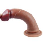 18 cm Ultra Gerçekçi Melez Testissiz Vantuzlu Dildo Penis – Kairon - Görsel 6