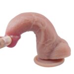 20 cm Ultra Gerçekçi Melez Vantuzlu Dildo Penis – Nerion - Görsel 6