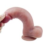 22 cm Ultra Gerçekçi Melez Belden Bağlamalı Vantuzlu Dildo Penis – Draven - Görsel 6